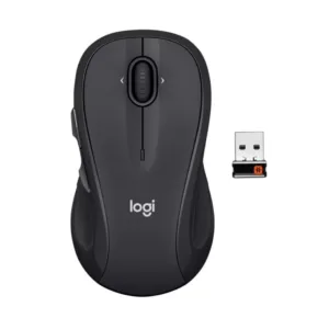 Logitech Wireless Mouse M510 - Mouse Inalámbrico Ergonómico con 7 Botones y Receptor Unifying
